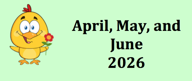 April, May, and June 2026 Infotopia Newsletter