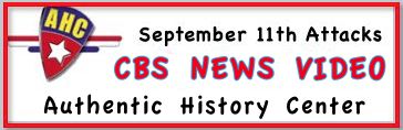 September 11 Attacks & Aftermath - CBS News Video.  Includes 2nd airplane hitting the WTC.
