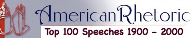 Full text and audio database of Top 100 American Speeches by Decade