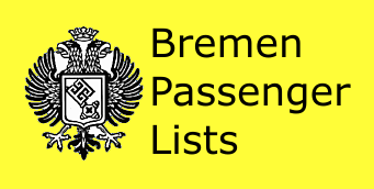 Bremen passenger lists.