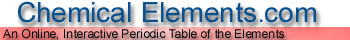 Chemicalelements.com is an interactive periodic table, with a great deal of information about each element.