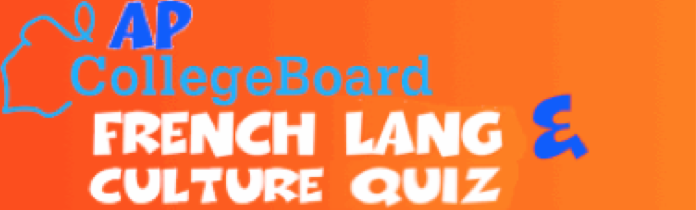 AP® French Language and Culture 2012 Free-Response Questions