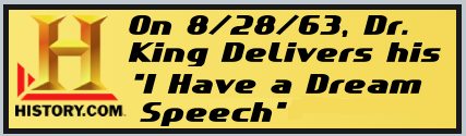 In this video, Dr. Martin Luther King leads a March on Washington and delivers his ``I have a dream`` speech.