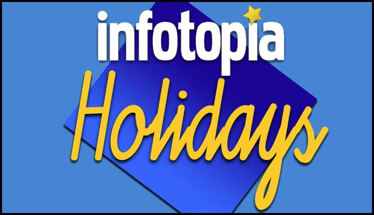 Visit Infotopia`s collection of national holiday sites for Veterans` Day, Thanksgiving, Christmas, and more.
