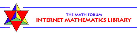 The Math Forum  from Drexel University provides a comprehensive Internet mathematics library at this site.