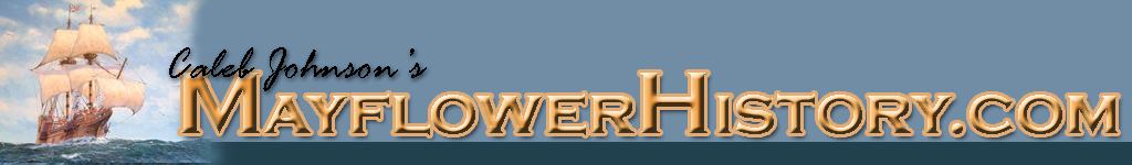 Caleb Johnson's Mayflower History