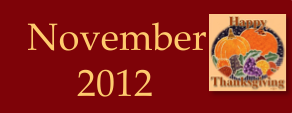 November 2012 Infotopia Newsletter