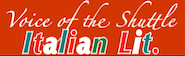 Voice of the Shuttle connects to links about Italian literature.